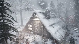 BRUTAL SUPER EXTREME COLD With UNUSUALLY EPIC BLIZZARD And Snowstorm Sounds 2025 ASMR For Sleeping 
