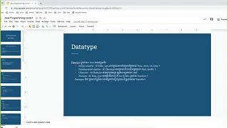 Java Variable and Datatype Java Programming Speak Khmer part 1