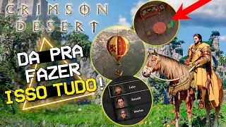 Crimson Desert - 45 COISAS que da pra FAZER no JOGO!