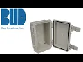 Bud Industries 32004 ABS Plastic NEMA Enclosure - 5 90 x 3 92 x 2 78