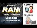 RAM Explained Random Access Memory RAM simplified even your grandma and 5 yr old can understand