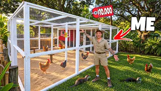Building the LARGEST ENCLOSURE for My Animals!!