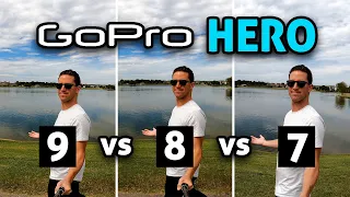 GoPro HERO 9 vs 8 vs 7