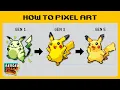 How To Pixel Art Like Pokemon Render Breakdown