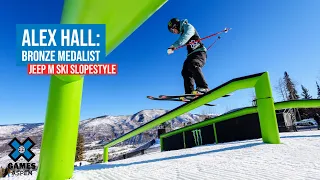 Alex Hall Bronze Medalist - Jeep Men s Ski Slopestyle X Games Aspen 2022