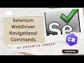 2024 Part 9 Selenium WebDriver Navigational Commands