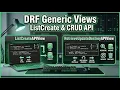 Django Rest Framework Generic Views Explained ListCreateAPIView RetrieveUpdateDestroyAPIView