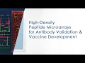 Peptide microarrays for antibody validation and vaccine research - BioEurope 2020 presentation