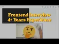 Frontend UI Developer Interview 2026 Web developer interview ReactJs developer interview