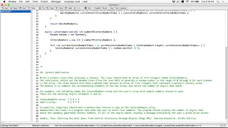 7 10 Part 2 Lottery Application - Java