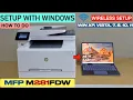 HP Color LaserJet Pro MFP M281FDW Printer Setup With Windows Laptop PC