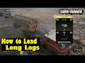 SnowRunner Long Log Trailer How to Load Long Logs Quick Guide