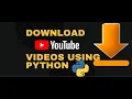 Project 21 Day 20 Built YouTube Downloader in