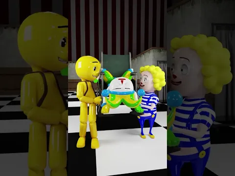 Human beings know how to use tools # #circus #playtime #animation