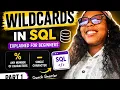 Learn SQL Wildcards Easily LIKE Operator Tutorial