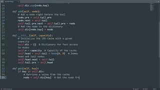 Leetcode 146 LRU Cache in Python Python Leetcode Python Coding Tutorial Python Coding ASMR