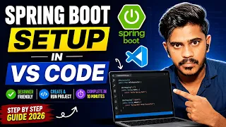 Spring Boot Setup in VS Code Complete Beginner Guide 2026 Java Full Stack