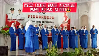 spektakuler penampilan mars bunda paud dalam pengukuhan bunda paud kabupaten wakatobi 