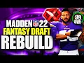 FANTASY DRAFT REBUILD Madden 22 Franchise Mode