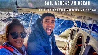 SAIL ACROSS AN OCEAN EP4 + Tech tips about autopilots on a performance cruising catamaran.