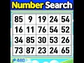 Download Lagu Number Search #480 It may look easy, but getting a perfect score is difficult.【Match | brain game】