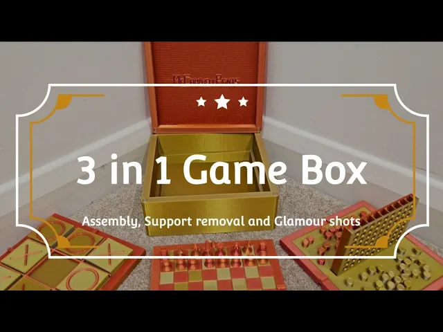 3 in 1 Game Box : Chess,Tic Tac Toe and Connect 4 video thumbnail