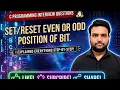 Set and Reset Even or Odd Position Bits in C C Programming Interview Questions