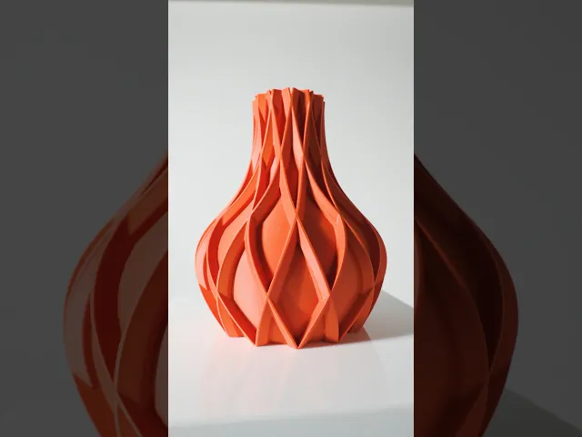 The Avio Vase, Modern and Unique Home Decor for Dried and Preserved Flower Arrangement | STL File video thumbnail