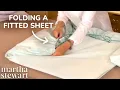 How to Fold a Fitted Sheet Martha Stewart s Best Folding Hacks