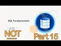 SQL Fundamentals - Part 15