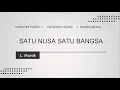 Download Lagu Satu Nusa Satu Bangsa - T. Manik (Piano Karaoke | Instrumental)