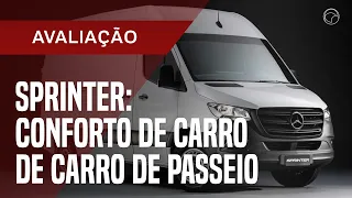 Mercedes Sprinter traz conforto de carro em veículo de trabalho