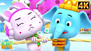 Tug of War Funny Animated Cartoon Video for Kids By Loco Nuts