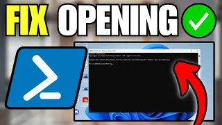 How To Fix Windows PowerShell Not Opening Working