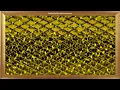 Download Lagu Dark Golden Yellow Animation | Framed Color Metal Texture | Screensaver 4K | No Sound Video