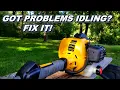 Fix a Trimmer won t idle for long then dies