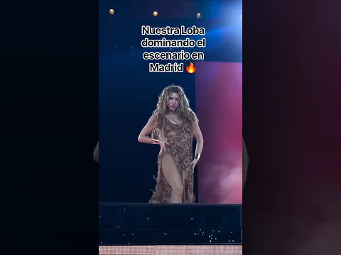 El movimiento de caderas de nuestra loba hermosa 😍 Hips Don't Lie en Madrid 🇪🇸 👑 #shakira #viral