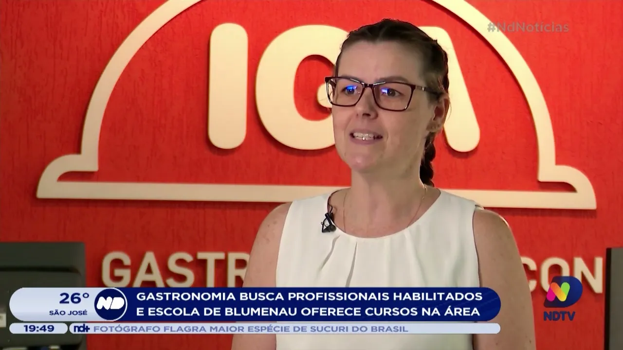 Gastronomia busca profissionais habilitados e escola de Blumenau oferece cursos na área