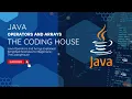 Java Operators and Arrays Explained Simplified Examples for Beginners TheCodingHouse