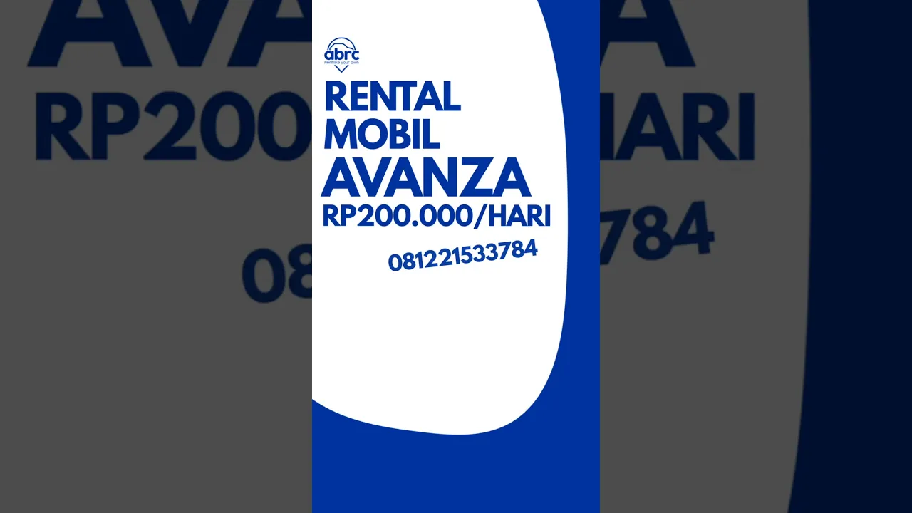 SEWA/RENTAL MOBIL LEPAS KUNCI DI MOVIC