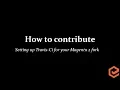 Setting up Travis-Ci on your fork