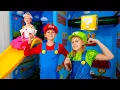 Download Lagu Five Kids Super Mario bros rescuing Princess | Other funny videos