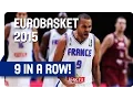 9 points in a row by Tony Terrific Parker - EuroBasket 2015