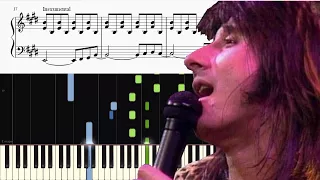 journey dont stop believin piano tutorial with original vocals sheets