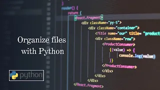 Organize Files with Python Script Step-by-Step Tutorial