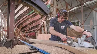 Building Boat Frames using Traditional Tree-Nails – Rebuilding Tally Ho EP28