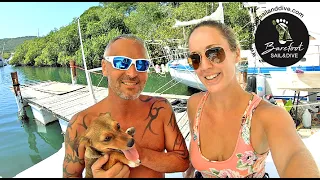 Repairing a Keel Joint and a Fun Day at the Beach! (S2 E23 Barefoot Sail and Dive)