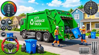 Garbage Truck Simulator 3D - Trash Truck Driver Games - Android GamePlay