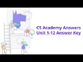 CMU CS ACADEMY ANSWERS UNIT 1-12