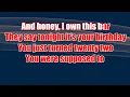 Braxton Keith - I Own This Bar (karaoke) (by request)